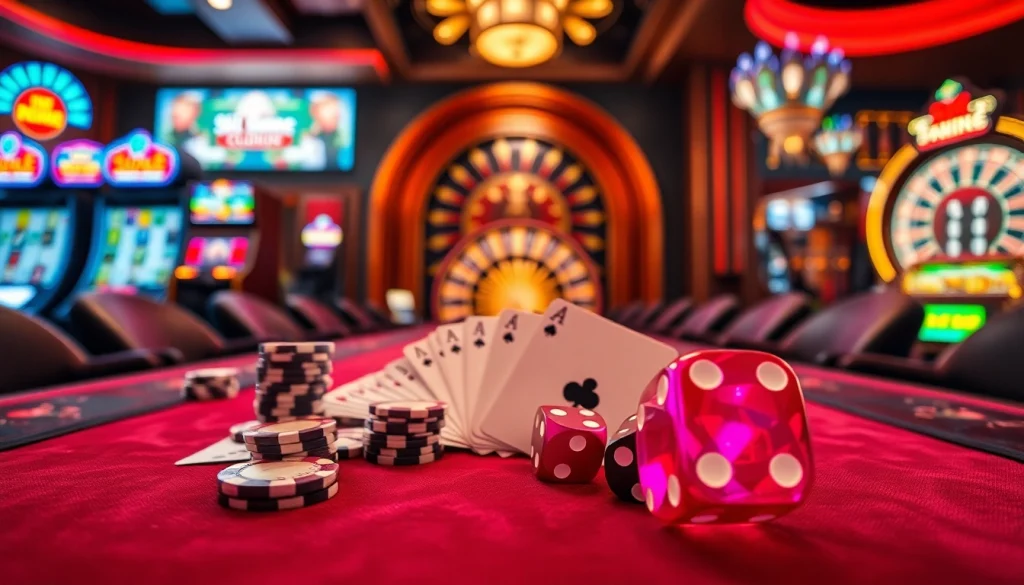 Engaging players at the poker table, showcasing s8 casino excitement with vibrant chips and cards.