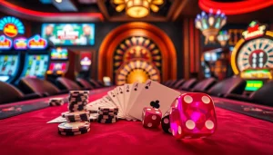 Engaging players at the poker table, showcasing s8 casino excitement with vibrant chips and cards.