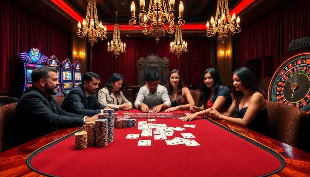 Experience high-stakes poker action and excitement at https://789win.associates/ with colorful chips and elegant decor.