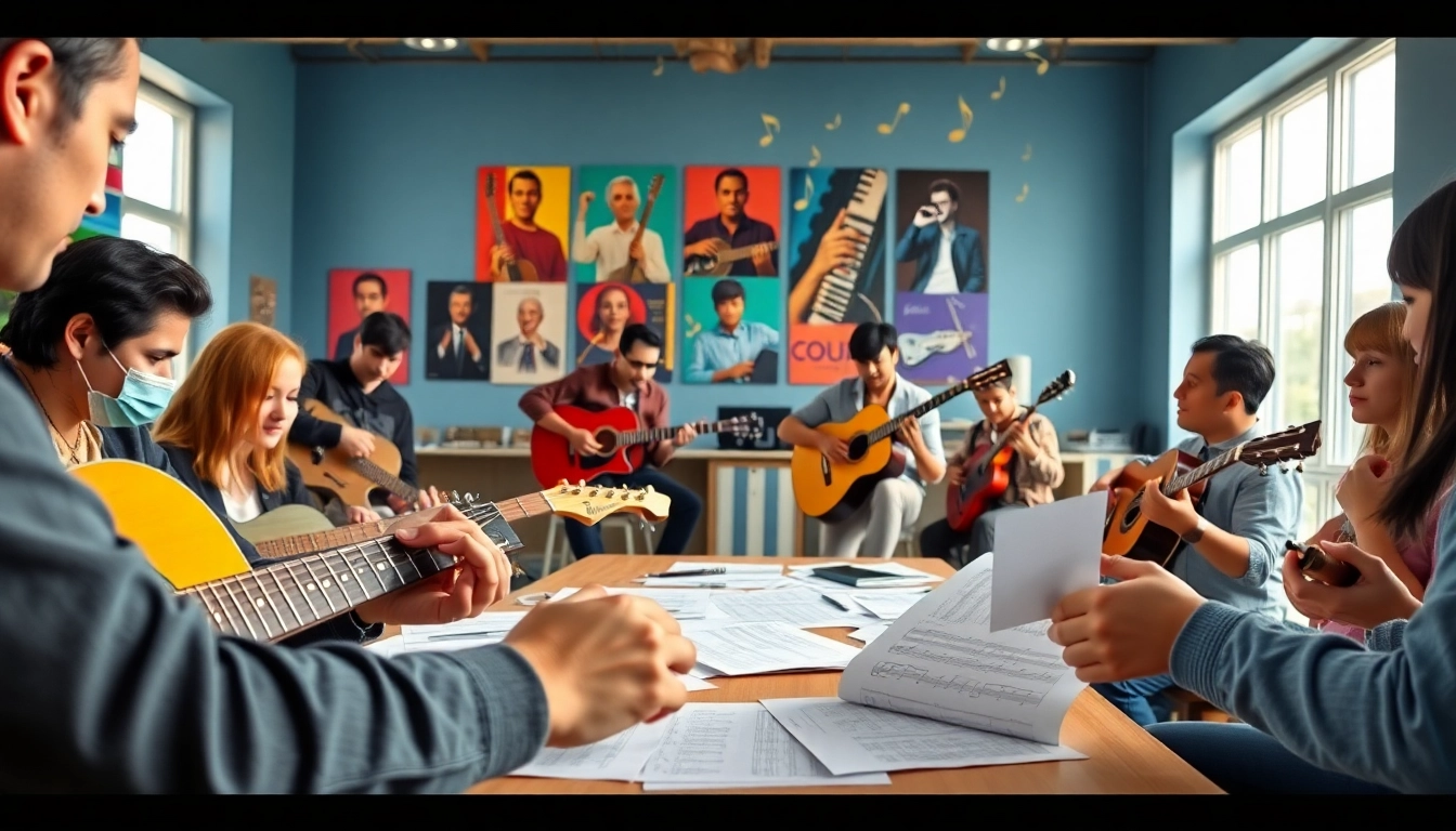 Join guitar lessons at https://guitarlessons.co.uk with a professional instructor and engaged students.