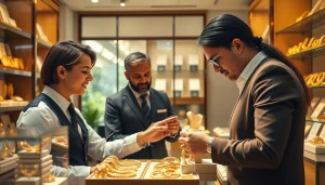 Goldankauf Hannover – Beurteilung von Schmuckstücken durch erfahrene Experten.