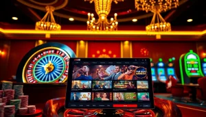 Experience thrilling moments at rr88 with vibrant casino visuals showcasing games and betting action.