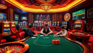 Exciting poker action at MM88 Tokyo casino with live gaming and vibrant atmosphere.