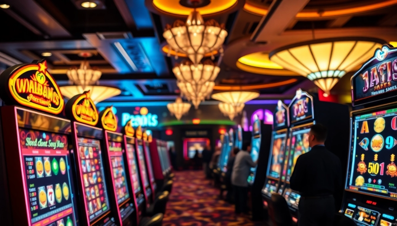 เล่นสล็อตออนไลน์ ในคาสิโนที่น่าตื่นเต้นพร้อมสีสันสดใสและบรรยากาศที่เหนือชั้น