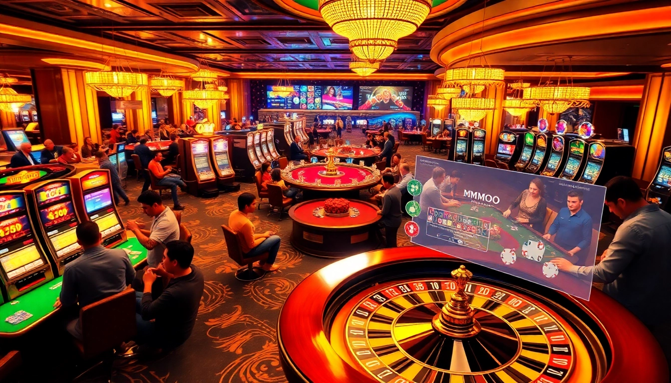 Explore the excitement of MMOO's casino atmosphere with players engaging in thrilling games at https://mmoo.ad/.