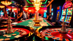 S88vip offers an exciting casino scene with chips, cards, and a spinning roulette wheel.