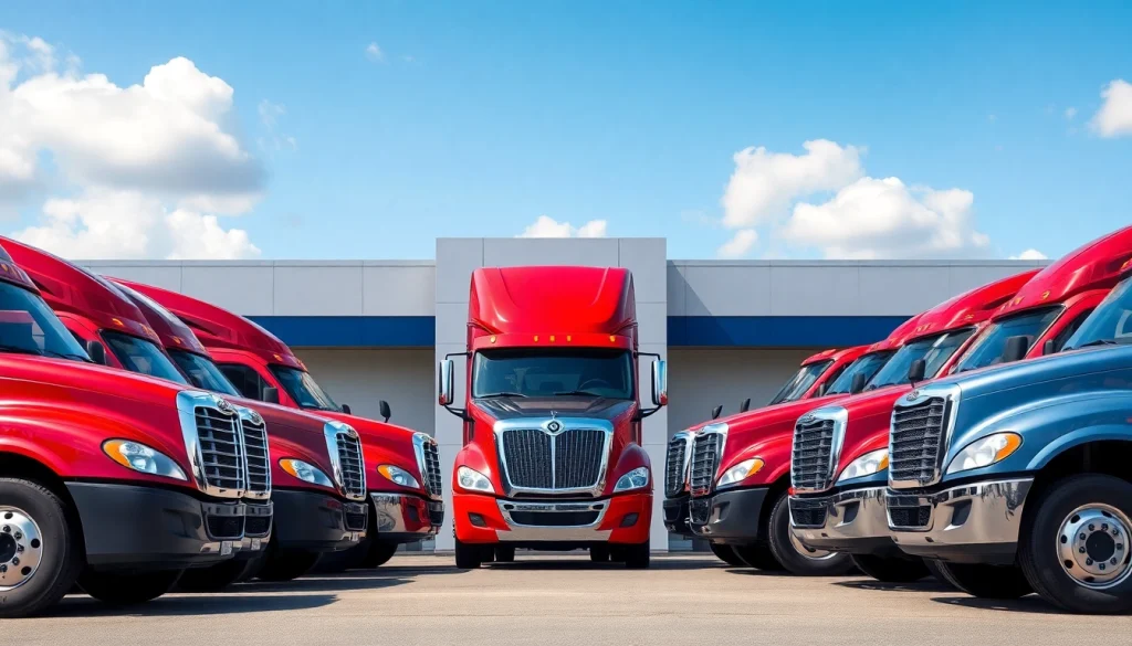Explore a range of used trucks Maryland available at a dealership, showcasing vibrant models and colors.