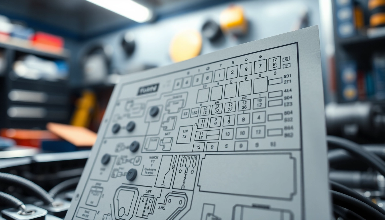 Learn about fuse box wiring and schematic details at https://bezpieczniki24.pl with a close-up view.