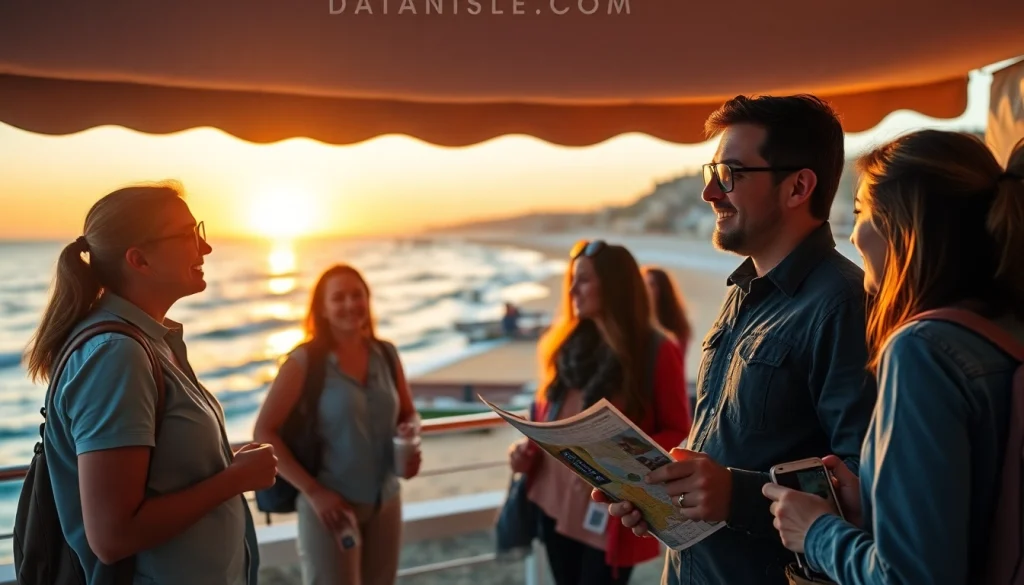 여행자와의 따뜻한 소통을 강조한 datanisle.com의 해변 여행 안내