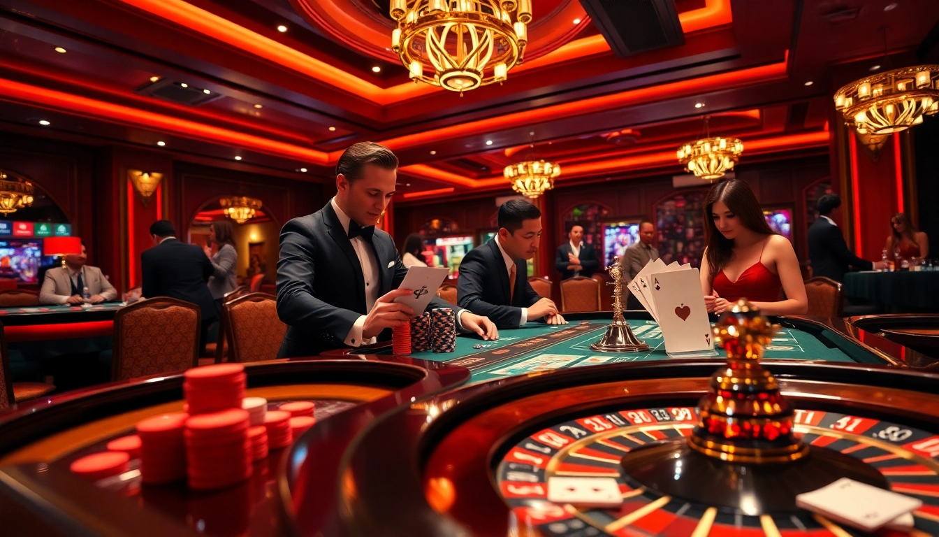 Experience the excitement of high-stakes betting at Vuabai9's luxurious casino.