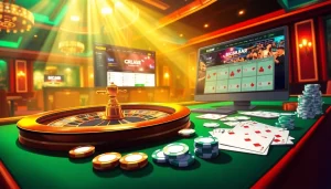 Experience the luxury of BIG88.BAR with engaging casino elements like roulette, poker, and dynamic betting interfaces.