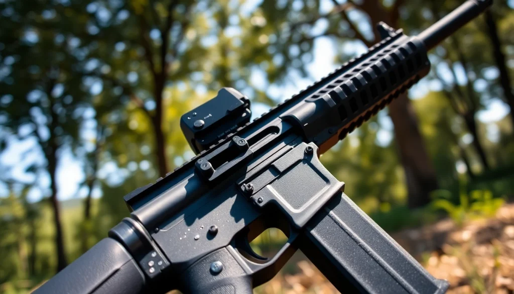 Showcasing the super safety ar15 mechanism in a close-up, tactical setting for firearm enthusiasts.