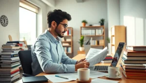 Réaliser des traductions de qualité sur translatecompany.fr dans un bureau moderne.