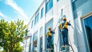Facade cleaning services from SureClean highlight effective solutions for čiščenje fasade cena.