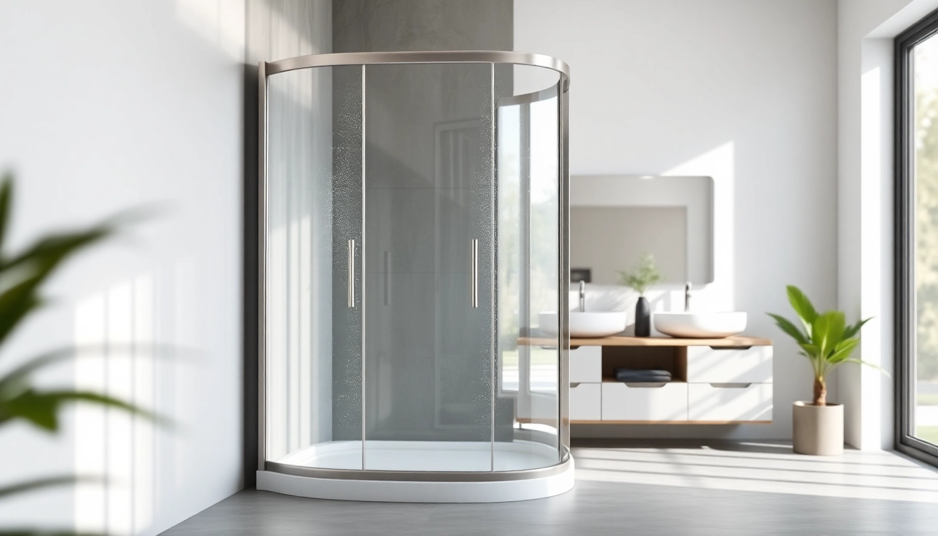 Duschkabine 90x90 in einem modernen Badezimmer mit eleganter Gestaltung.