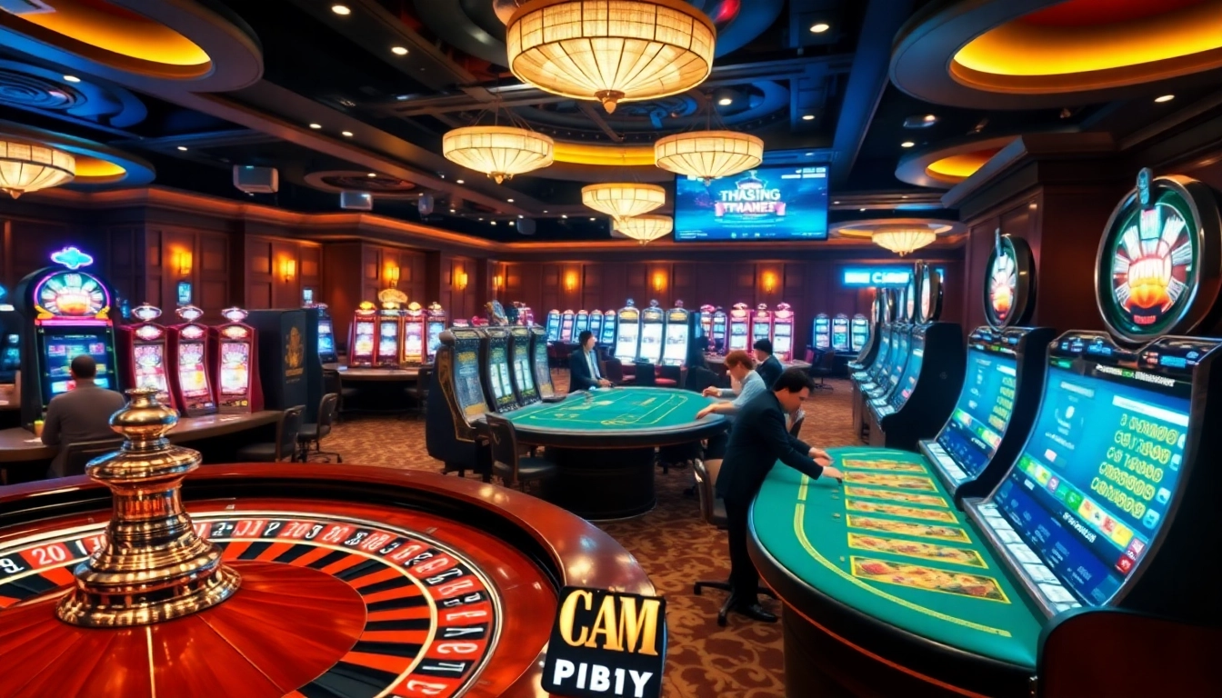 Experience the thrill of gambling at the trang chủ thabet, featuring vibrant casino games and exciting players.