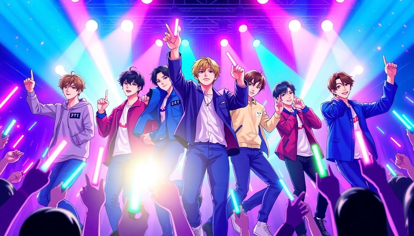 BTS members performing on stage, showcasing their vibrant energy and unique styles.