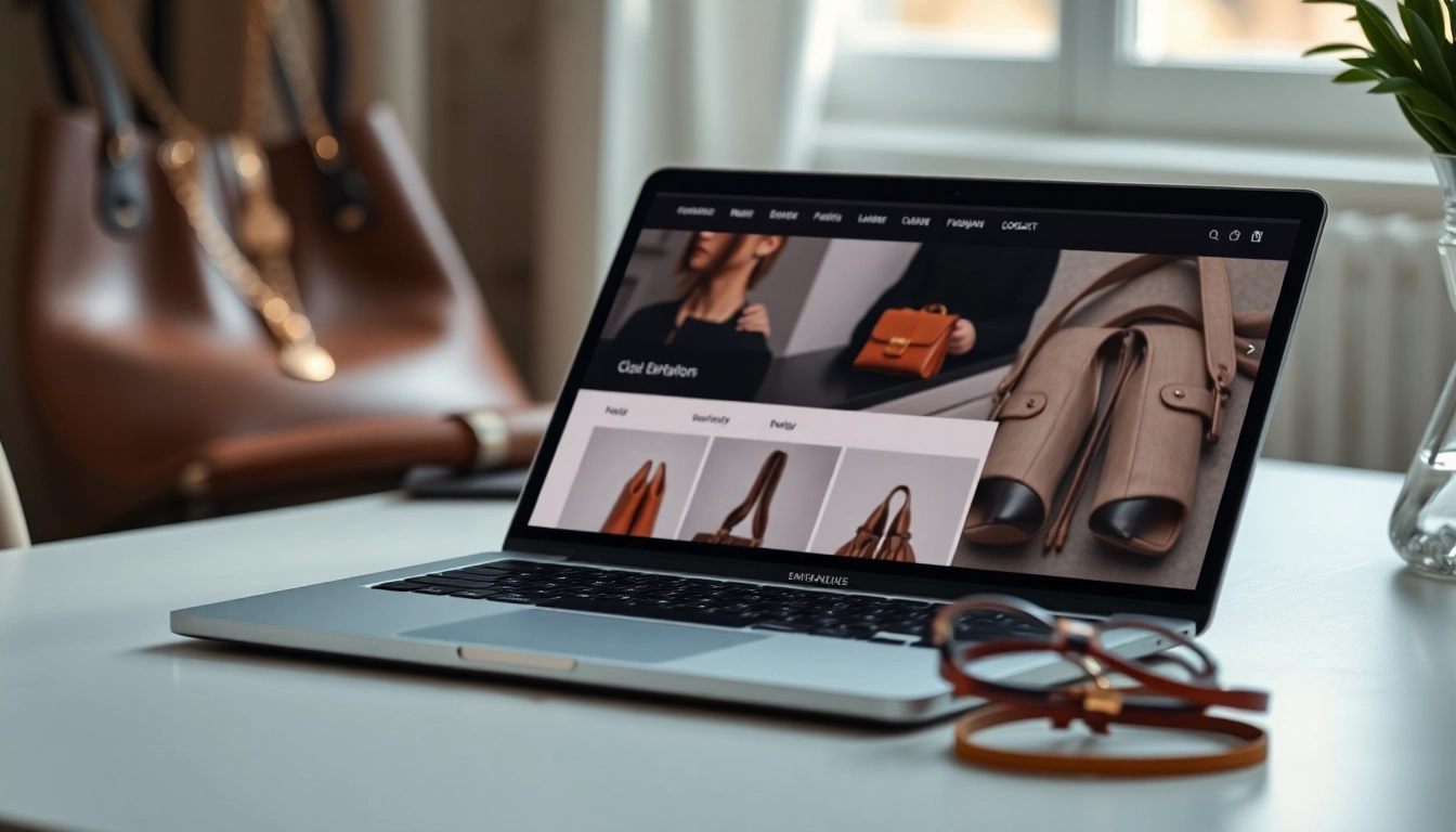 안락한 환경에서 쇼핑하는 모습과 레플리카사이트를 배경으로 한 패션 사진