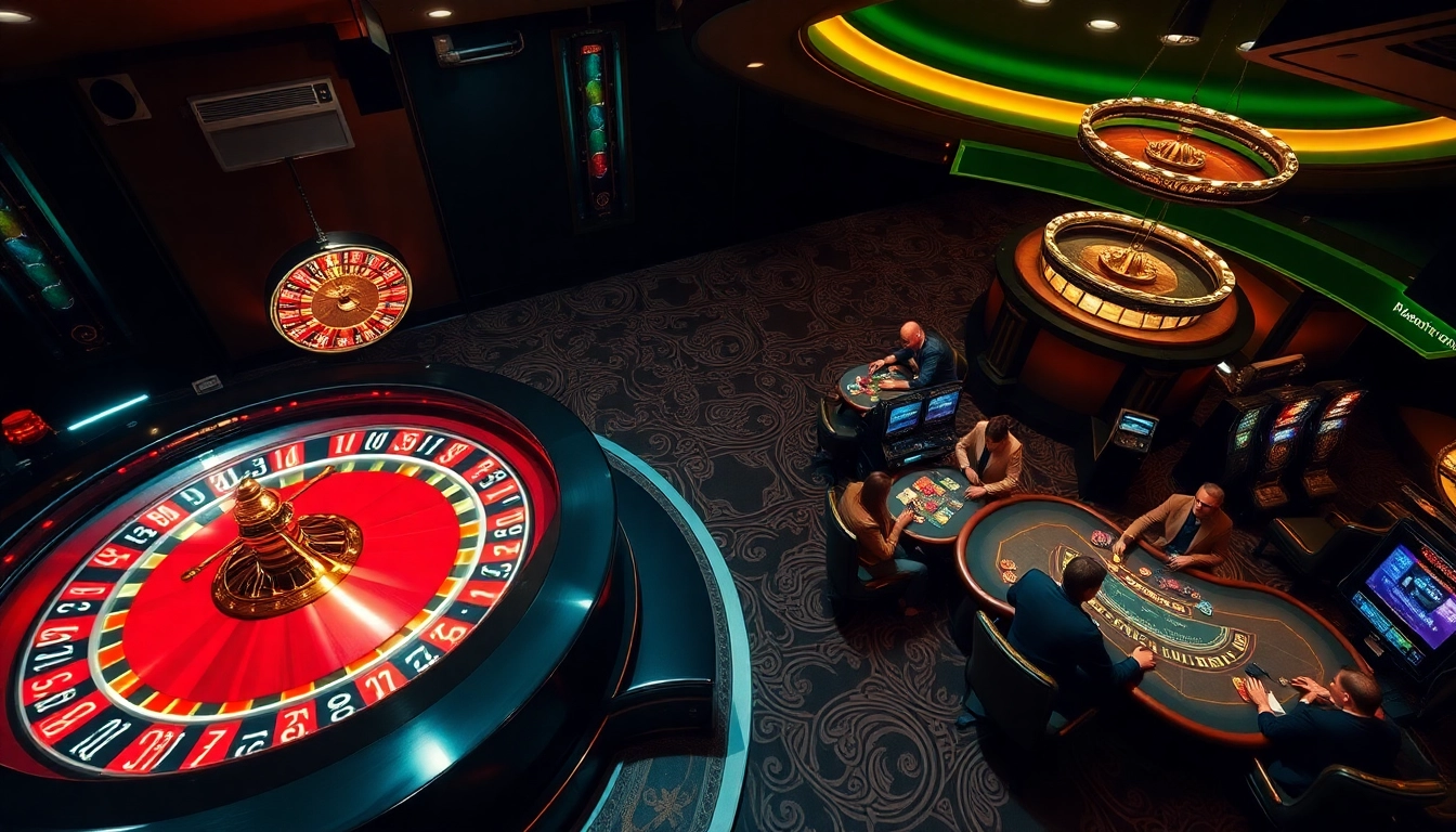 Players enjoying their time at a luxurious casino table featuring Man88 gaming experiences.