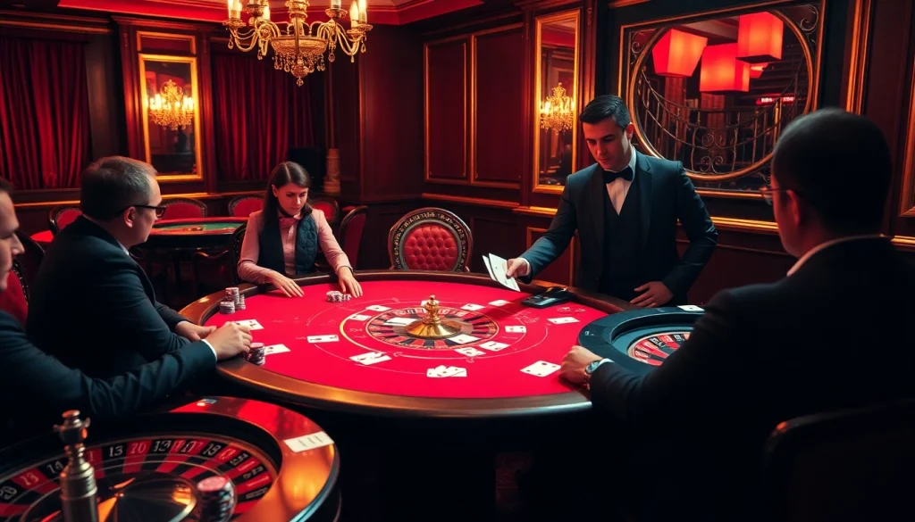 A vibrant casino poker table scene highlighting excitement and strategies related to hidden wiki dark web.