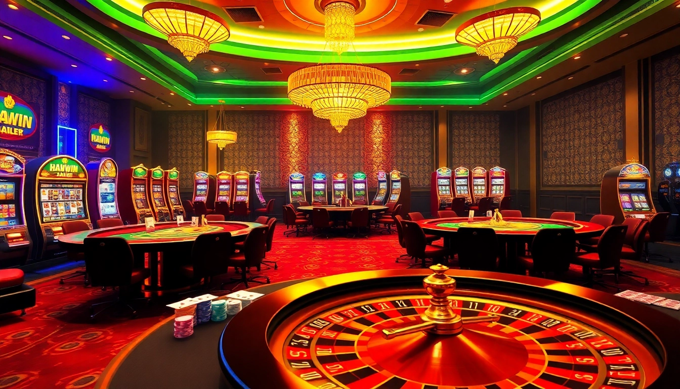 Win big at Haywin casino with exciting poker and slot games in a luxurious setting.