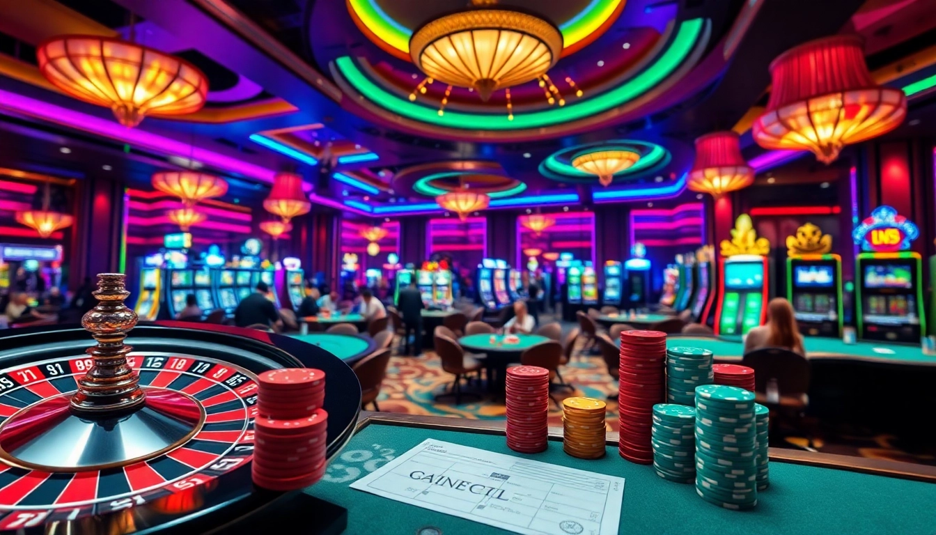 Experience the thrill of NK88 gaming with vibrant roulette and poker action.