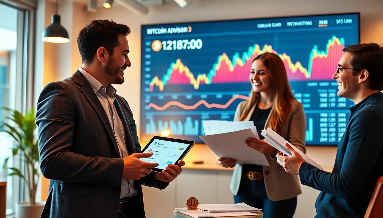 Acheter bitcoin facilement avec l'aide d'un conseiller financier dans un environnement moderne.