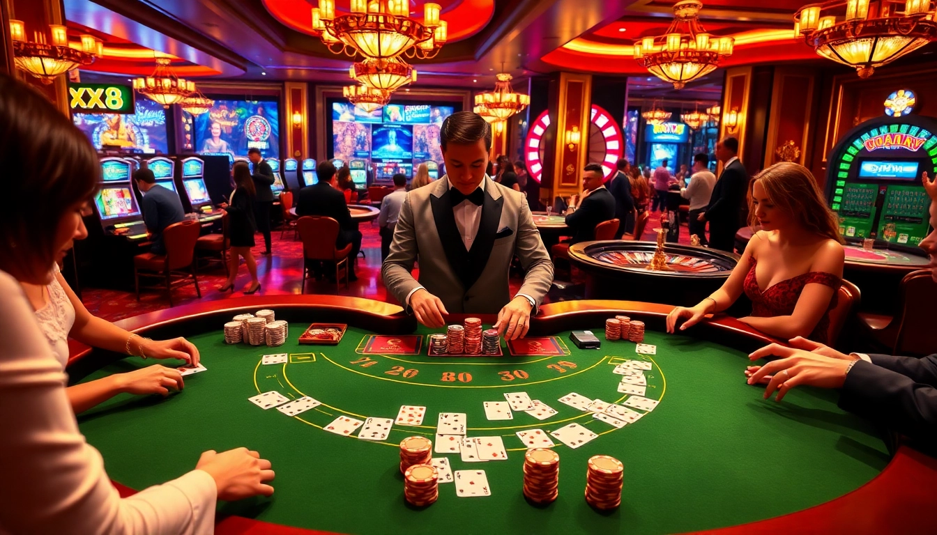 Experience high-stakes Baccarat gameplay at https://xx88.us/ with thrilling cards and vibrant casino energy.