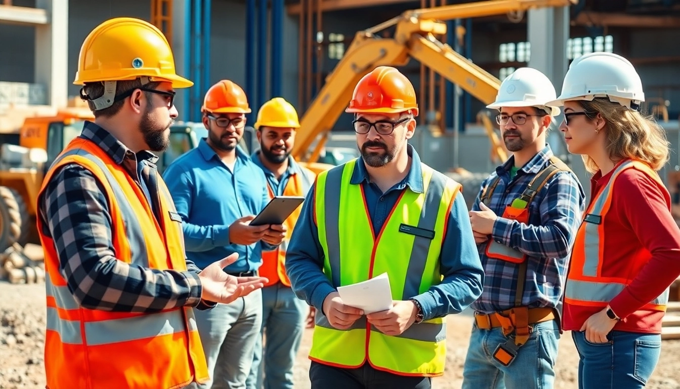 Construction safety training colorado session illustrating workers engaged in proactive learning.