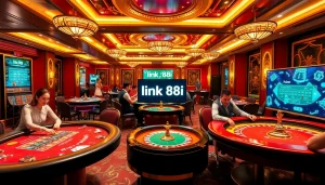 Experience thrilling gameplay at the casino with link 88i and players enjoying intense gaming moments.