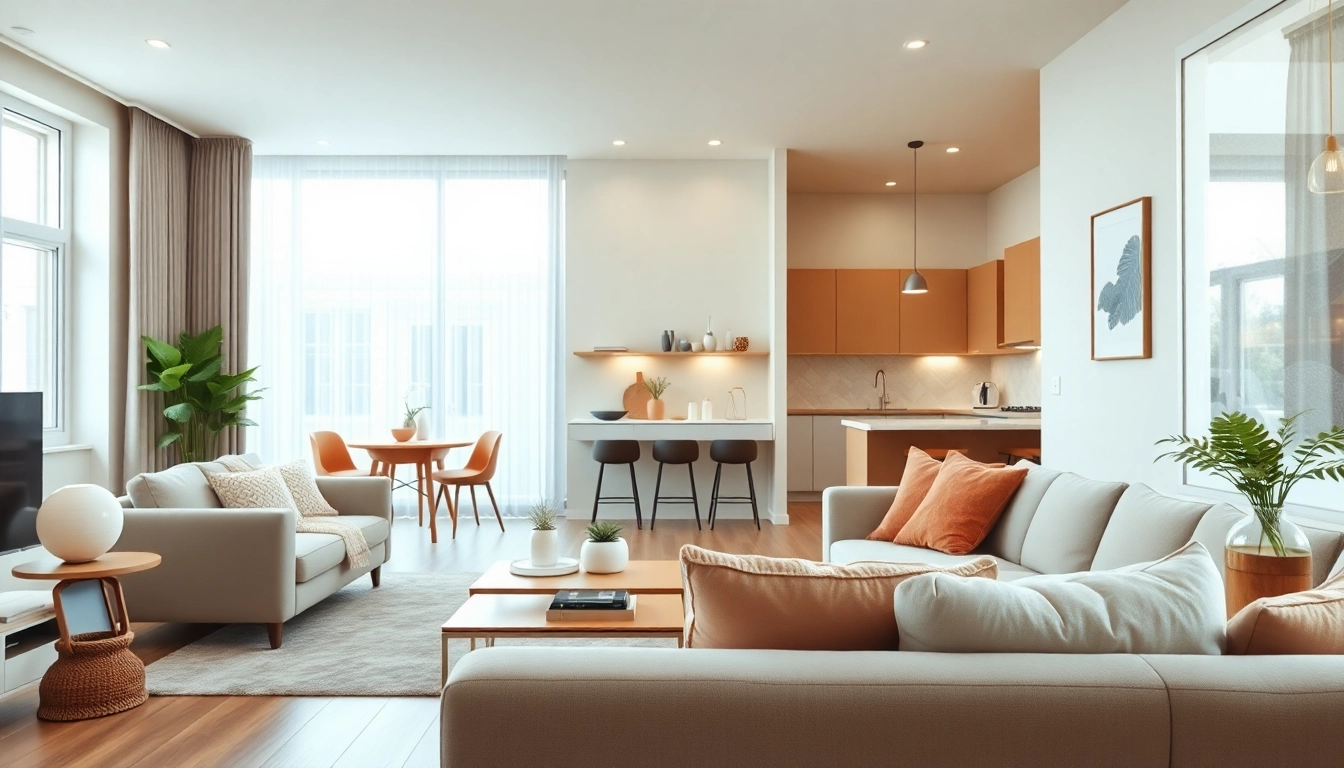 Find the Lowest rate guaranteed for cheap apartments in a welcoming modern interior setting.