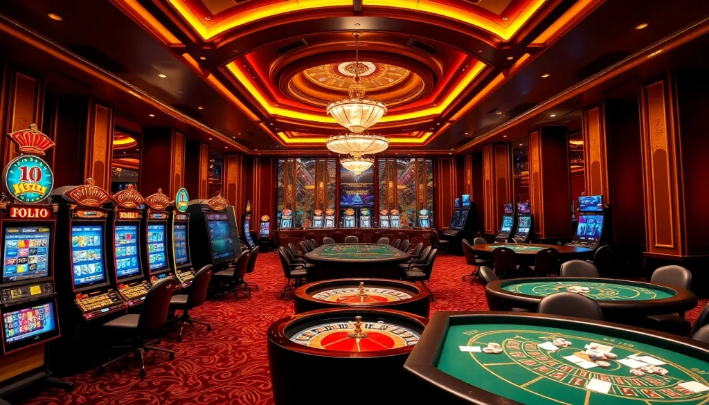 Experience the excitement of gambling at vuabai9 with vibrant casino visuals and engaging gaming activities.