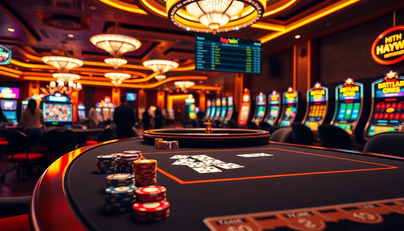 Experience the thrill of winning at hay.win's luxury casino gaming table