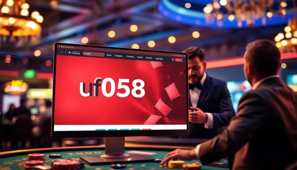 เล่นพนันออนไลน์กับ ufa058 บนเว็บไซต์ที่มีความทันสมัยและบรรยากาศน่าตื่นเต้น