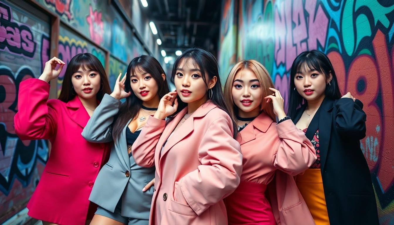 Capture of blackpink members showcasing their vibrant personalities and style.