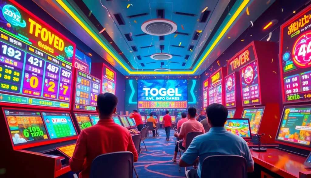 Adegan permainan online dinamis menampilkan Sumo Togel dengan warna-warna cerah dan antarmuka yang menarik