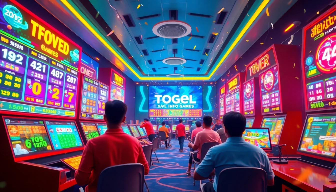 Adegan permainan online dinamis menampilkan Sumo Togel dengan warna-warna cerah dan antarmuka yang menarik