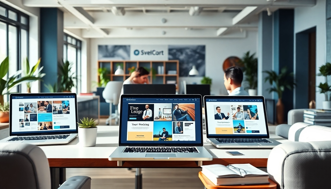 Creating web design essex for small business in a modern collaborative studio.