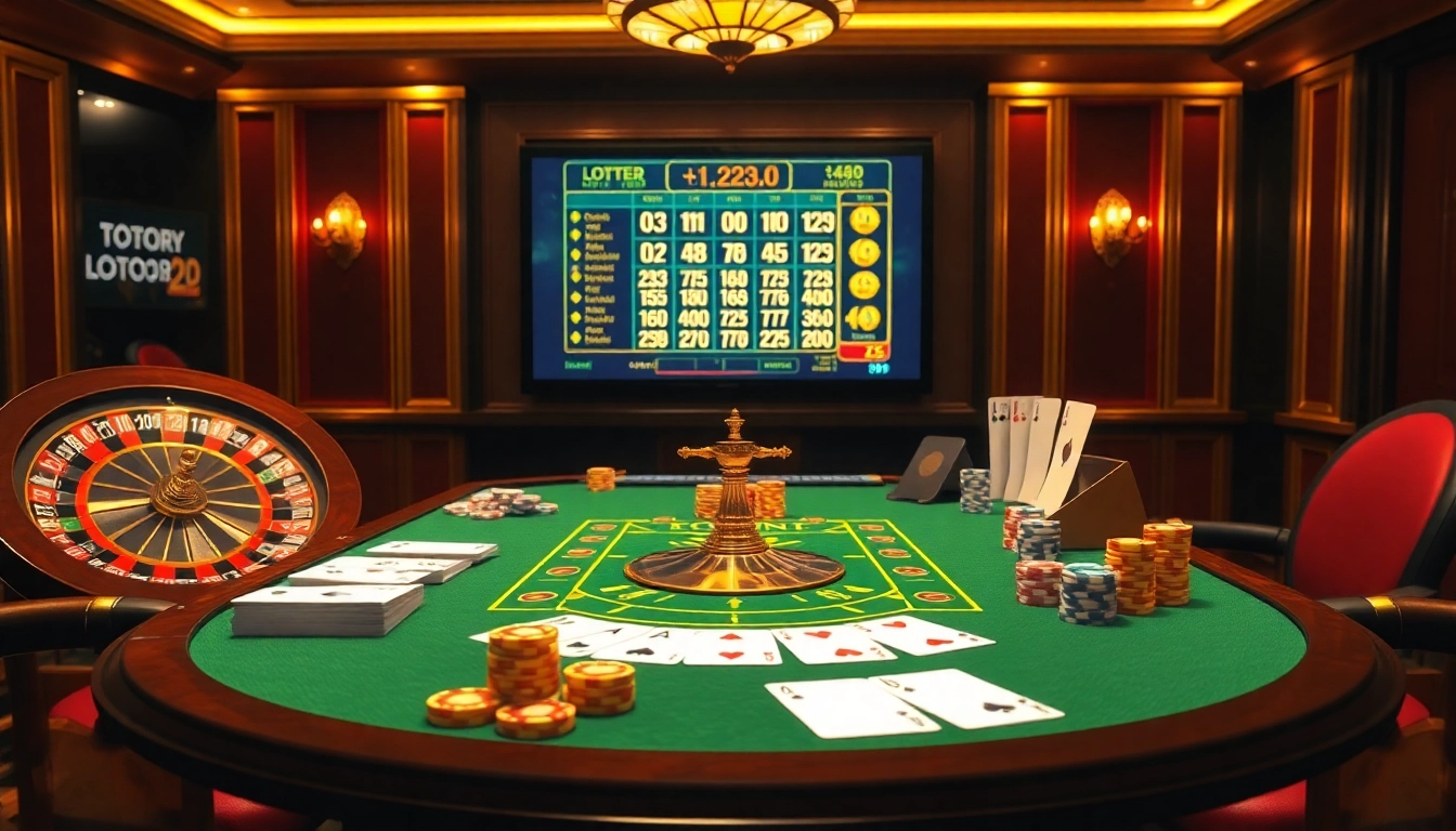 Rasakan sensasi meramalkan nomor pemenang dengan Toto4D di meja kasino yang elegan.