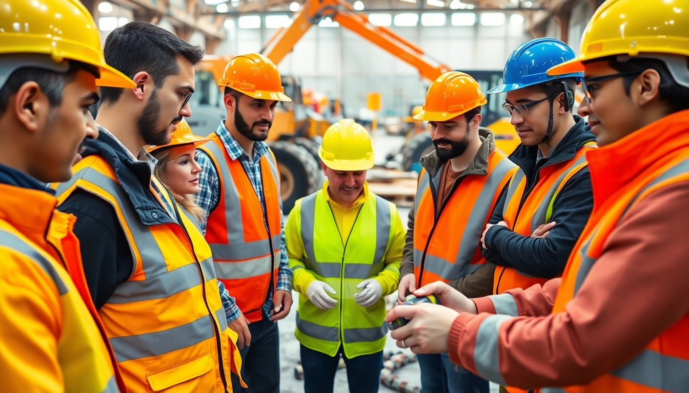 Enhancing skills through construction safety training in a professional setting with diverse participants.