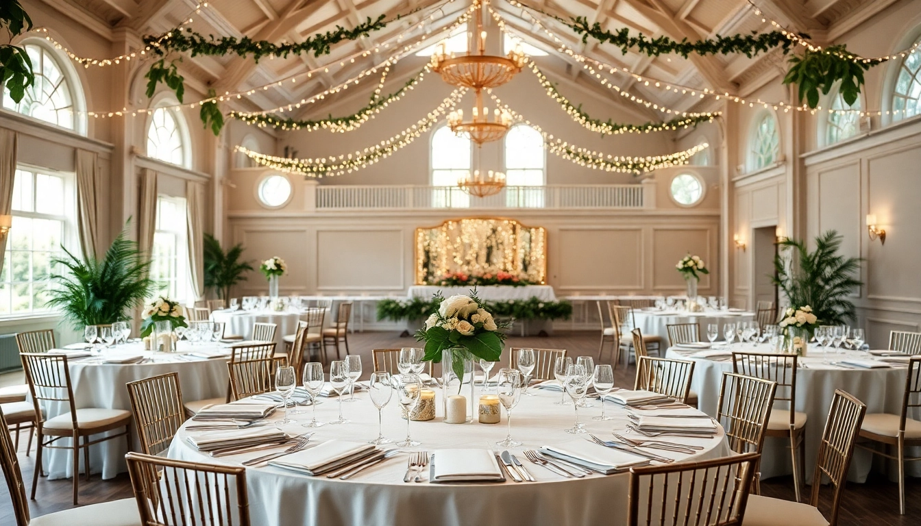 Experience exquisite moments at Stowe Venue Hire with a beautifully arranged event space