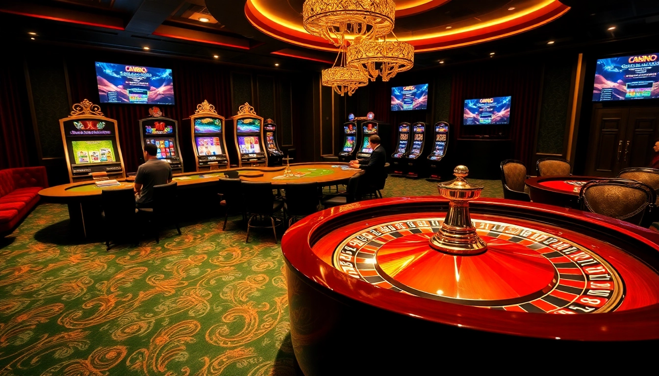 Découvrez l'excitation du casino en ligne avec des jeux vibrants, de la roulette et de l'action au poker.