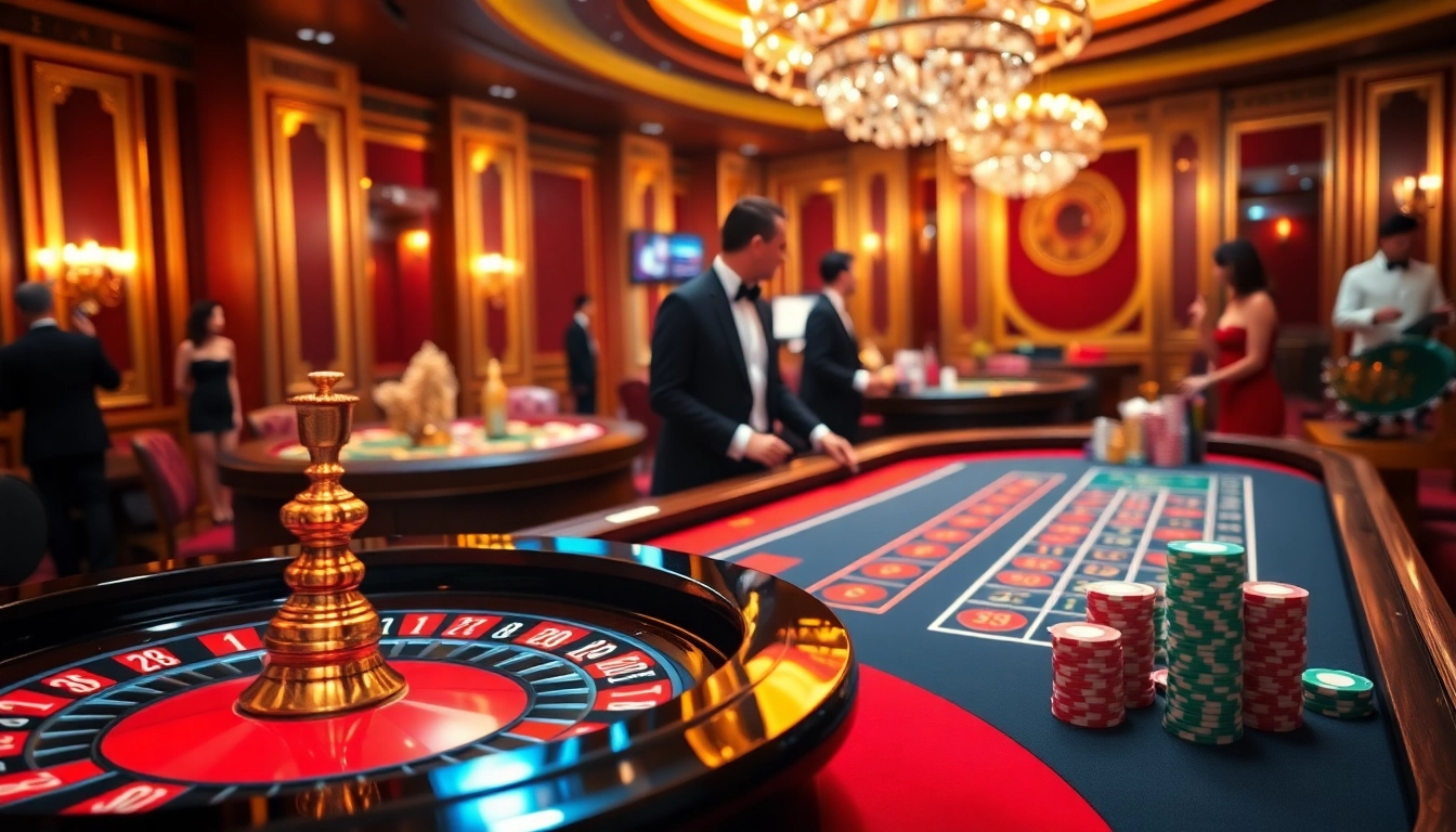 Experience vibrant casino excitement at x88.agency with roulette, poker chips, and friendly dealers.