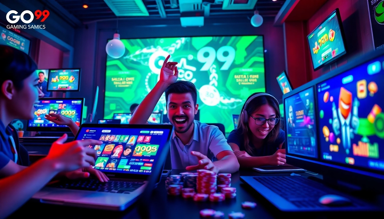 Exciting GO99 online gaming experience with vibrant interfaces and engaged players.