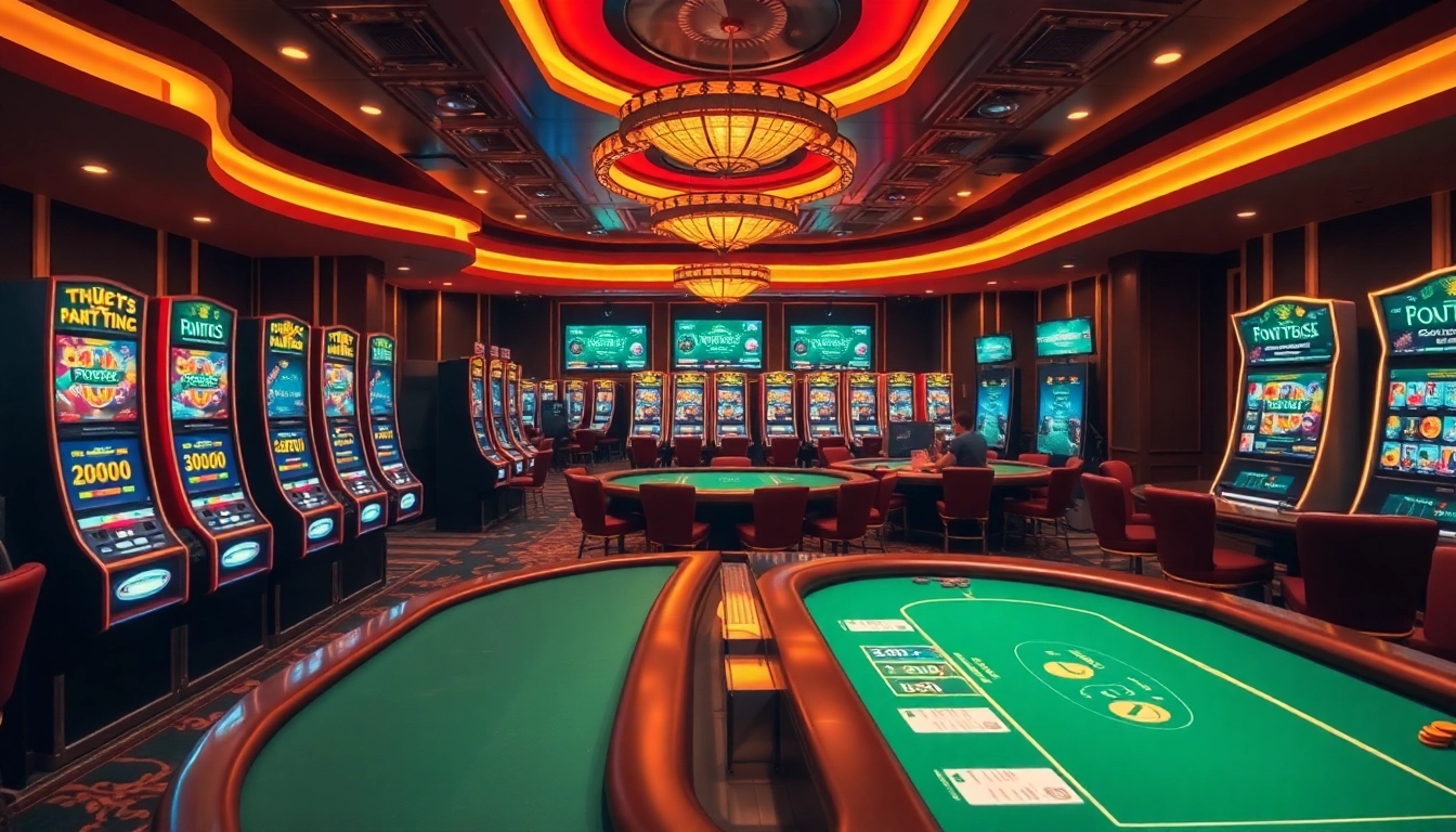 Engage with exciting games on trang chủ open88.com, featuring vibrant casino tables and thrilling slots.