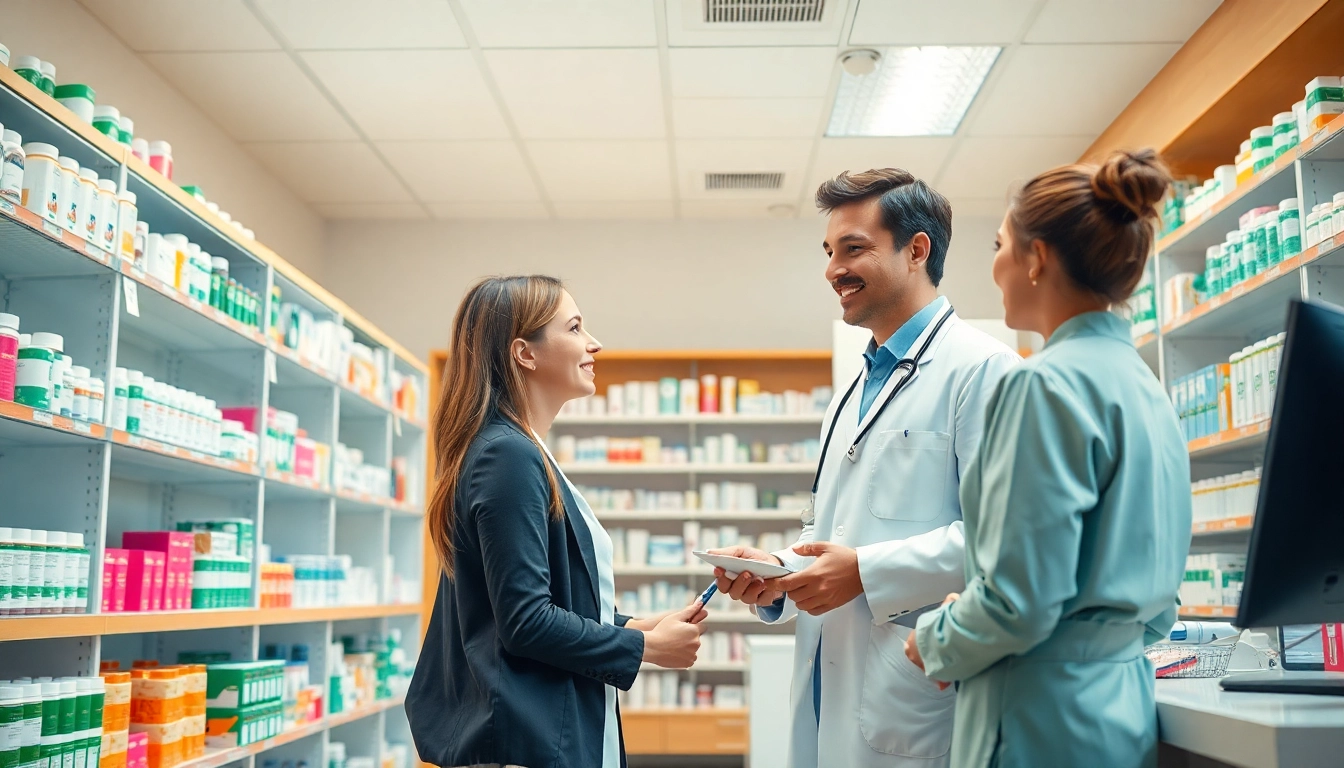 Help customers find the right medicine at MediClick Pharmacy with professional guidance.