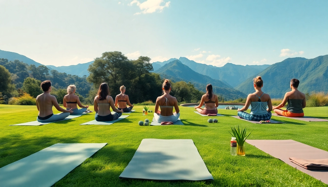 Experience a rejuvenating wellness retreat with tranquil yoga sessions in nature.