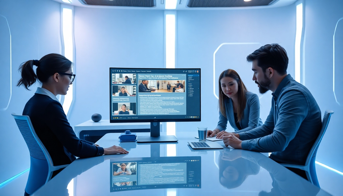 Transforming video to prompt with advanced AI tools in a modern workspace.